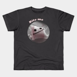 Bite me Smiley Cake Kids T-Shirt